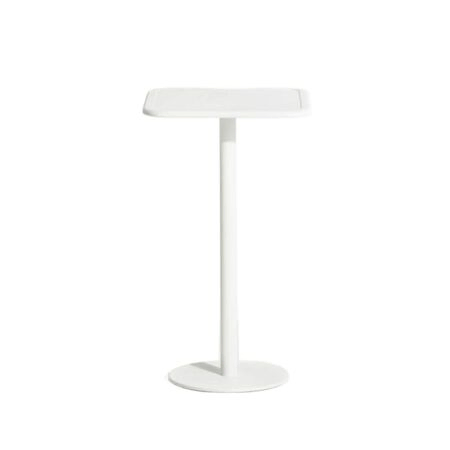 Petite Friture  Hoher Tisch Quadratisch Week-end von Petite Friture 9016 - White