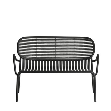 Petite Friture Double sofa Week-end von Petite Friture  9005 - Black