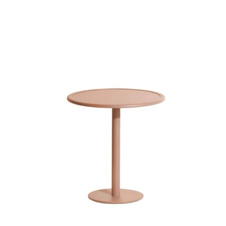 Petite Friture Dining Table Round Week-end von Petite Friture  19 - Blush, Weiss / Weiss