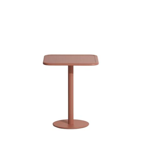 Petite Friture Dining Table Square Week-end von Petite Friture 13 - Terracotta