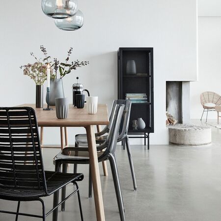 Hübsch  Edge Schrank von Hübsch  Schwarz, Einzeln