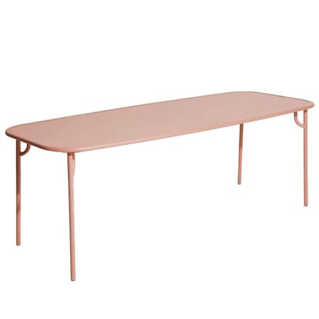 Petite Friture Rechteckiger Tisch WEEK-END von Petite Friture  19 - Blush, Large