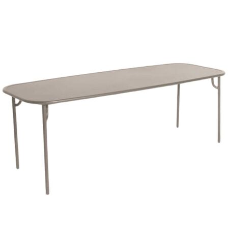 Petite Friture Rechteckiger Tisch WEEK-END von Petite Friture  21 - Dune, Large