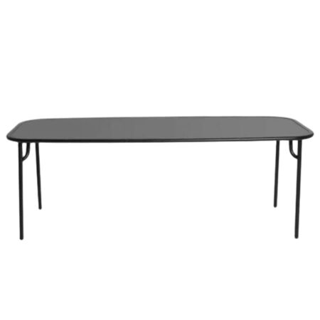 Petite Friture Rechteckiger Tisch WEEK-END von Petite Friture  9005 - Black, Large