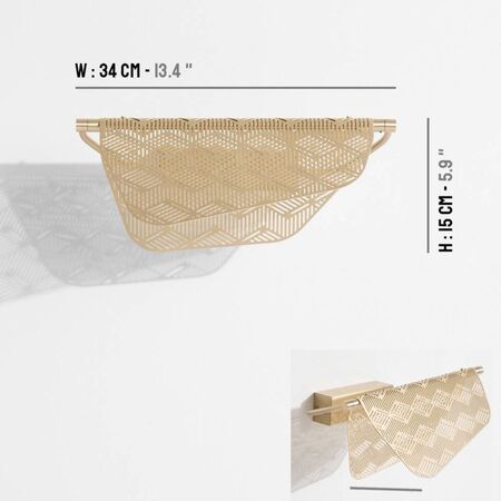 Petite Friture Wandleuchte MEDITERRANEA von Petite Friture , Messing-1