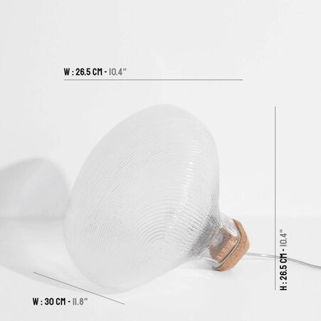 Petite Friture Tischleuchte Tidelight von Petite Friture Glass Transparent-1