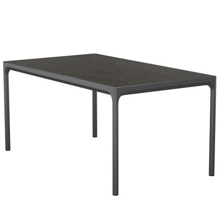 Houe Four Keramik Esstisch von Houe Dunkelgrau 70, L: 160 cm 