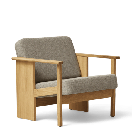 Form & Refine Block Lounge Chair Eiche geölt