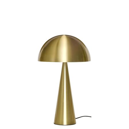 Hübsch  Mush Tischlampe Gross von Hübsch  Messingfarben