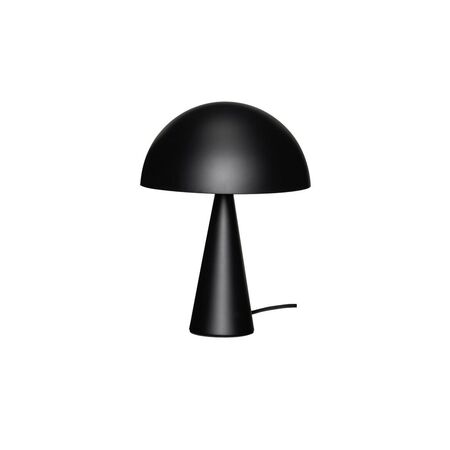 Hübsch  Mush Tischlampe Mini von Hübsch Matt Schwarz