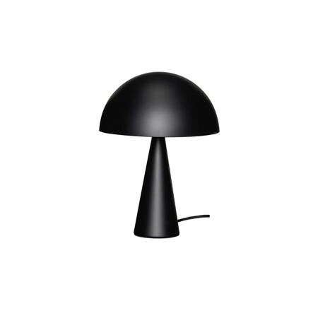 Hübsch  Mush Tischlampe Mini von Hübsch Schwarz