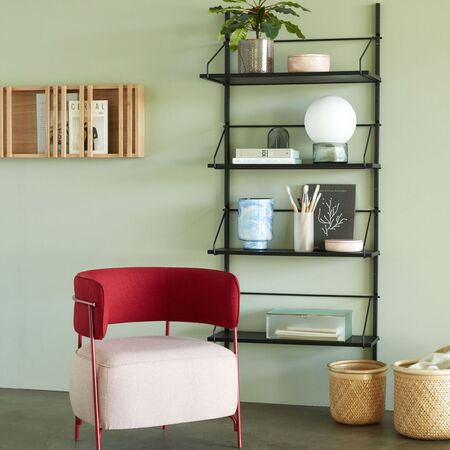 Huebsch Tischlampe Glas opal/grün