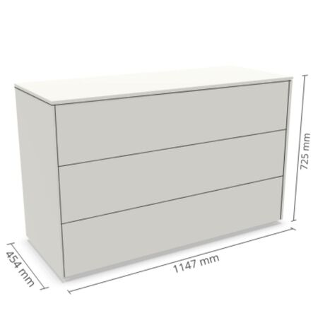 Müller Small Living Sideboard Kombination 12 Aventa von Müller Small Living Weiss