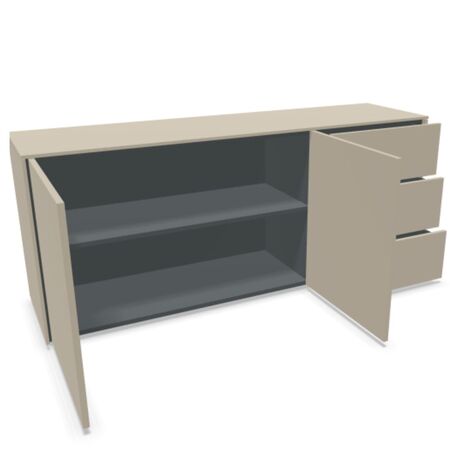 Müller Small Living Sideboard Kombination 9 Aventa von Müller Small Living Steingrau