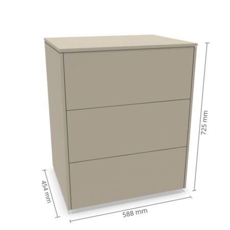 Müller Small Living Sideboard Kombination 8 Aventa von Müller Small Living Steingrau