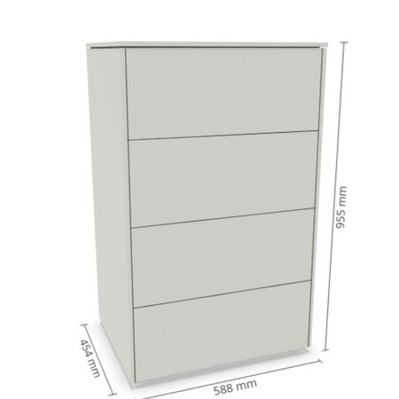 Müller Small Living,Sideboard Kombination 7 Aventa von Müller Small Living,weiss,Sideboard,klassisches Sideboard