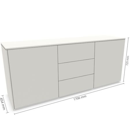 Müller Small Living Sideboard Kombination 5 Aventa von Müller Small Living WeissMüller Small Living Sideboard Kombination 5 Aventa von Müller Small Living Weiss