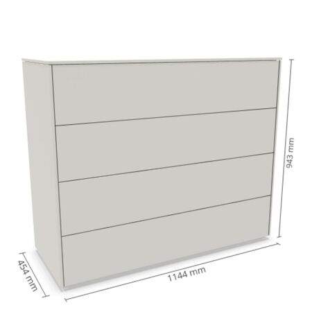 Müller Small Living Sideboard Kombination 2 Aventa von Müller Small Living Weiss