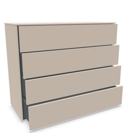 Müller Small Living,Sideboard Kombination 2 Aventa von Müller Small Living,Kaschmirgrau,Sideboard,klassisches Sideboard