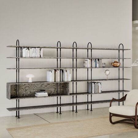 Gubi Regalsystem Keen 208 mit Regalböden von Gubi 