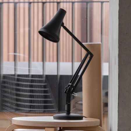 Anglepoise Tischleuchte 90 Mini Mini von Anglepoise  Kohlenstoff Schwarz -2