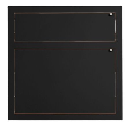 Ambivalenz 'Fläpps' Sekretär 80 x 80 cm SchwarzAmbivalenz 'Fläpps' Sekretär 80 x 80 cm Schwarz