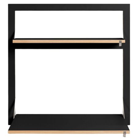 Ambivalenz 'Fläpps' Sekretär 80 x 80 cm Schwarz