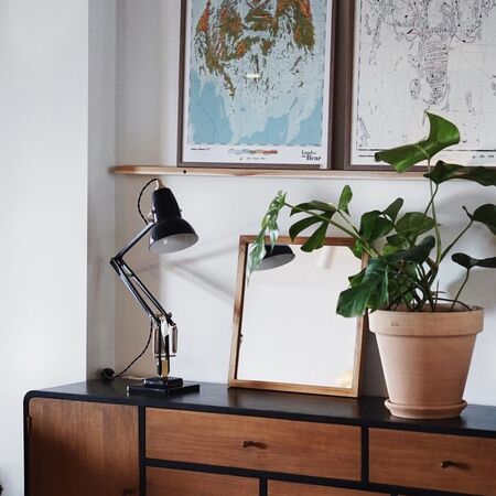 Anglepoise Schreibtischlampe 1227 von Anglepoise  Tiefschwarz-3