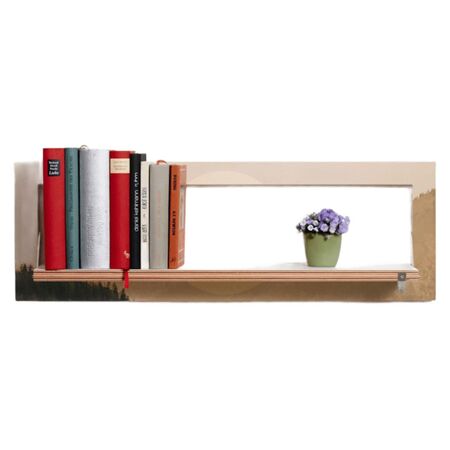 Ambivalenz 'Fläpps' Regal 80 x 27 cm - Alps Alps, B: 80 cm / H: 27 cm 