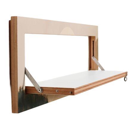 Ambivalenz 'Fläpps' Regal 80 x 27 cm - Alps Alps, B: 80 cm / H: 27 cm 