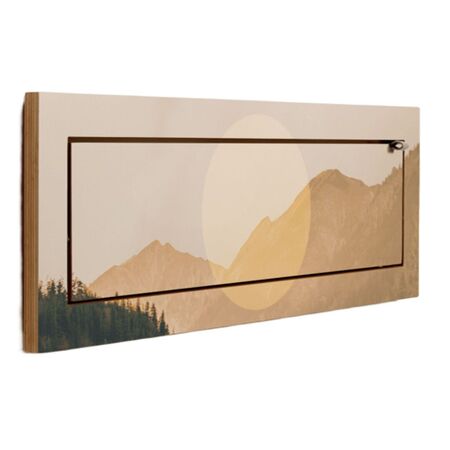 Ambivalenz 'Fläpps' Regal 80 x 27 cm - Alps Alps, B: 80 cm / H: 27 cm 