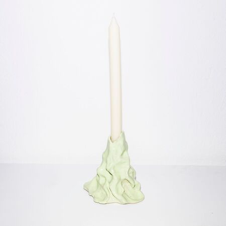 Simone Züger Design Studio Vulcano Kerzenständer Hellgrün