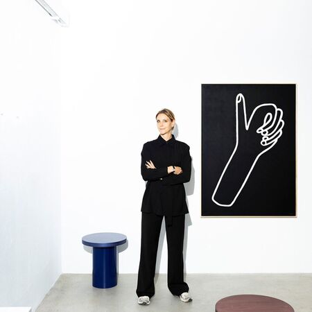 Simone Züger Design Studio Vulcano Kerzenständer Dunkelblau