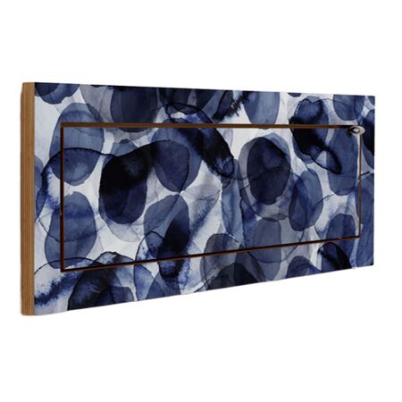 Ambivalenz 'Fläpps' Regal 80 x 27 cm - Bubbles Indigo Bubbles Indigo, B: 80 cm / H: 27 cm 