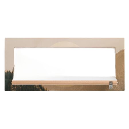 Ambivalenz 'Fläpps' Regal 60 x 27 cm - Alps Alps, B: 60 cm / H: 27 cm 