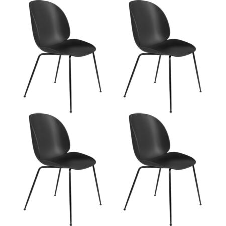 Ungepolsterter Stuhl Beetle im 4er Set von Gubi