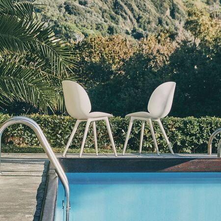 Ungepolsterter Stuhl Beetle im 4er Set von Gubi