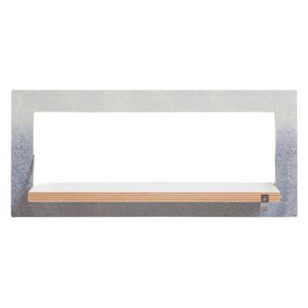 Ambivalenz 'Fläpps' Regal 60 x 27 cm - Fading Grey Fading Grey, B: 60 cm / H: 27 cm 