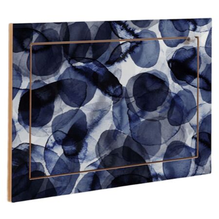 Ambivalenz 'Fläpps' 1-er Regal 60 x 40 cm - Bubbles Indigo Bubbles Indigo, B: 60 cm / H: 40 cm 