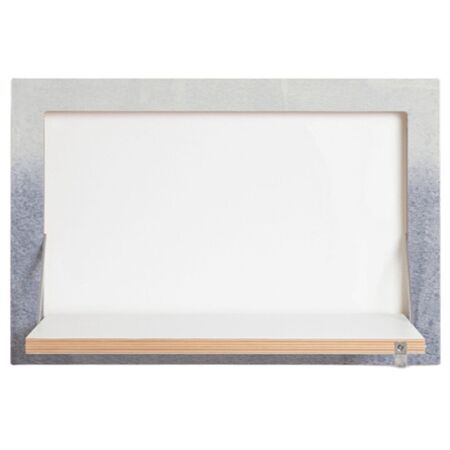 Ambivalenz 'Fläpps' 1-er Regal 60 x 40 cm - Fading Grey Fading Grey, B: 60 cm / H: 40 cm 