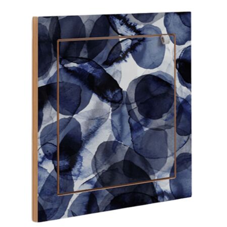 Ambivalenz 'Fläpps' 1-er Regal 40 x 40 cm - Bubbles Indigo Bubbles Indigo, B: 40 cm / H: 40 cm 