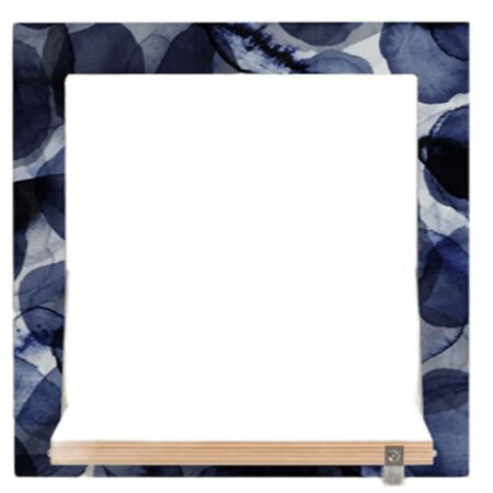 Ambivalenz 'Fläpps' 1-er Regal 40 x 40 cm - Bubbles Indigo Bubbles Indigo, B: 40 cm / H: 40 cm 