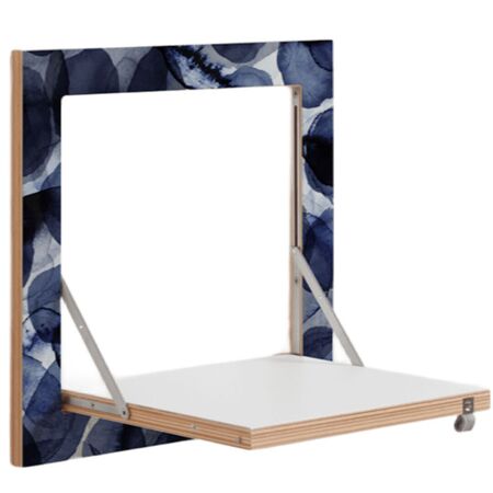 Ambivalenz 'Fläpps' 1-er Regal 40 x 40 cm - Bubbles Indigo Bubbles Indigo, B: 40 cm / H: 40 cm 