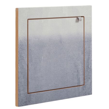 Ambivalenz 'Fläpps' 1-er Regal 40 x 40 cm - Fading Grey Fading Grey, B: 40 cm / H: 40 cm 