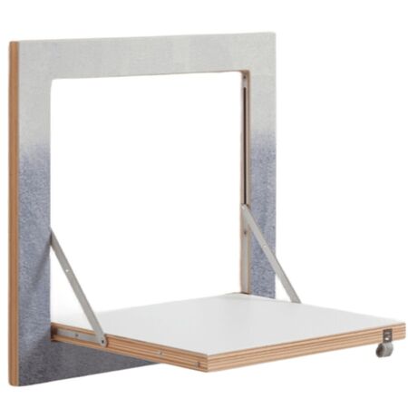 Ambivalenz 'Fläpps' 1-er Regal 40 x 40 cm - Fading Grey Fading Grey, B: 40 cm / H: 40 cm 