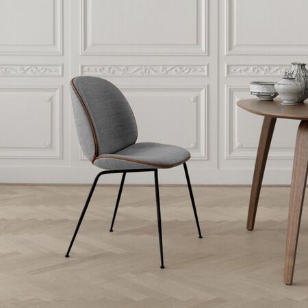 Polsterstuhl in Samt Beetle im 4er Set von Gubi