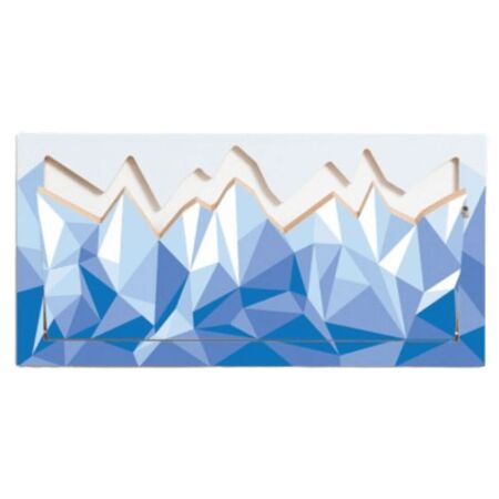 Ambivalenz Fläpps Garderobe 'Hillhäng' Eisberg Eisberg, B: 80 cm / H: 40 cm 