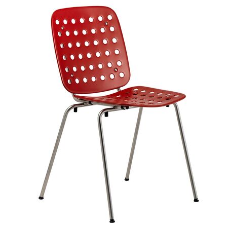 Seledue 'Coray' Stapelstuhl  Rot - RAL 3000
