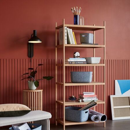 Huebsch Wandlampe Metall schwarz