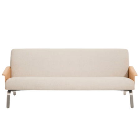 Kave Home Sofa Amsen von Kave Home B: 205 cm, Beige / Eichensperrholz 
